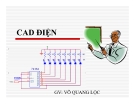 Bài giảng CaD điện - GV. Võ Quang Lộc