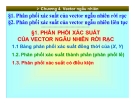 Bài giảng Xác suất & thống kê đại học - Chương 4: Vector ngẫu nhiên