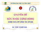 Bài giảng Chuyên đề sức khỏe cộng đồng: Chương II - GV. Thân Thị Diệp Nga