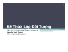 Bài giảng Lập trình hướng đối tượng: Chương 6 - Nguyễn Minh Thành