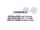 Bài giảng Luật Chứng khoán: Chương 3