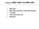 Bài giảng Lý thuyết ngôn ngữ lập trình: Chương 6 - CĐ CNTT Hữu nghị Việt Hàn