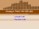 Bài giảng Cơ sở dữ liệu quan hệ và SQL: Chương 4 - CĐ CNTT Hữu nghị Việt Hàn