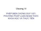 Bài giảng Triết học nâng cao - Chương 6