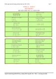 Đề thi giải Toán lớp 7 trên mạng internet năm học 2013 - 2014