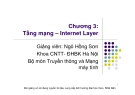 Bài giảng Mạng máy tính: Chương 3 - Ngô Hồng Sơn