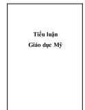 Tiểu luận: Giáo dục Mỹ