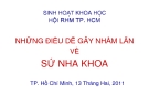 Bài giảng Sứ nha khoa: Tìm hiểu vật liệu và công nghệ - BS. Hoàng Tử Hùng