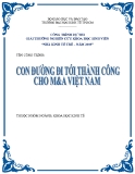 Đề tài: Con đường đi tới thành công cho M&A Việt Nam
