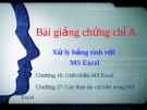 Bài giảng Chứng chỉ A: Buổi 2 - GV. Nguyễn Duy Sang