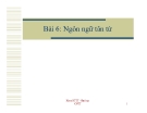 Bài giảng Cơ sở dữ liệu: Bài 6 - ĐH CNTT