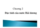 Bài giảng Hải dương học: Chương 2