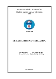 Đề tài nghiên cứu khoa học: Nghiên cứu xử lý nước thải sinh hoạt bằng bãi lọc ngầm trồng cây dòng chảy ngang ﻿