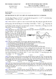 Đề thi Đại học môn Vật lí khối A & A1 năm 2014 (Mã đề 319)