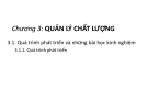 Bài giảng Quản trị chất lượng: Chương 3 - GV. Nguyễn Hoàng Kiệt