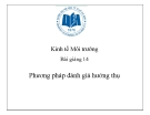 Bài giảng Kinh tế Môi trường: Bài giảng 14