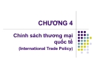 Bài giảng Kinh tế quốc tế: Chương 4 - GV. Phan Y Lan