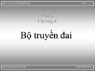 Bài giảng Cơ sở thiết kế máy phần 2: Chương 4 - Trần Thiên Phúc