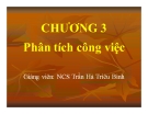 Bài giảng Phân tích công việc - GV. Trần Hà Triêu Bình