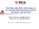 Bài giảng Cơ bản về thuế - Nguyễn Thị Cúc