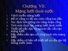 Bài giảng Mạng lưới thoát nước: Chương 7