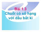 Bài giảng Toán cao cấp 2: Bài 1.3