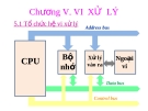 Bài giảng Kỹ thuật số và vi xử lý: Chương 5 - ĐH Bách Khoa