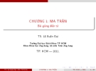 Bài giảng Đại số tuyến tính: Chương 1 - Lê Xuân Đại