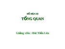 Bài giảng Đồ họa 3D: Tổng quan - Bùi Tiến Lên