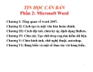 Bài giảng Tin học căn bản: Phần 2