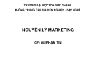 Bài giảng Nguyên lý Marketing - Vũ Phạm Tín