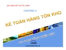 Bài giảng Kế toán tài chính: Chương 2 - Phan Tống Thiên Kiều