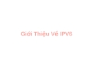 Bài thuyết trình về IPv6