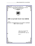 Tiểu luận Kế toán tài chính: Kế toán các khoản đầu tư vào công ty liên kết theo VAS 07 và IAS 28