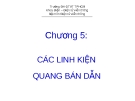 Bài giảng Kỹ thuật điện tử: Chương 5 - Lại Nguyễn Duy