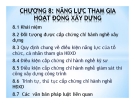 Bài giảng Luật xây dựng - Chương 8: Năng lực tham gia hoạt động xây dựng