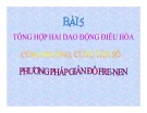 Bài giảng Vật lý 12 bài 5: Tổng hợp hai dao động điều hòa cùng phương, cùng tần số. Phương pháp giản đồ Fre-nen