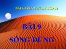 Bài giảng Vật lý 12 bài 9: Sóng dừng