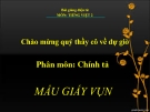 Slide bài Chính tả (Tập chép): Mẩu giấy vụn. Phân biệt ai/ay, s/x, dấu hỏi/dấu ngã - Tiếng việt 2 - GV.Hoàng Quân