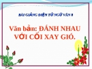 Bài giảng Đánh nhau với cối xay gió - Ngữ văn 8