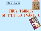 Bài giảng Thuyết minh về một thể loại văn học - Ngữ văn 8