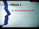 Bài thuyết trình: Xác định tiền lương tối thiểu