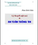 Giáo trình Lý thuyết mật mã và an toàn thông tin: Phần 1 - Phan Đình Diệu