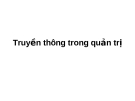 Bài giảng Quản trị công tác xã hội: Bài 6 - GV. Kim Hoa