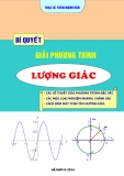 Bí quyết giải phương trình lượng giác - Ths. Trần Mạnh Hân