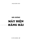 Bài giảng Máy điện hàng hải - PGS.TS. Lê Đức Toàn