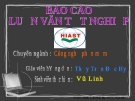 Báo cáo Luận văn Tốt nghiệp: Tìm hiểu công nghệ nhận dạng hình ảnh