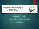 Bài thảo luận An toàn công nghiệp