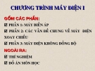 Bài giảng Máy điện 1: Chương 1