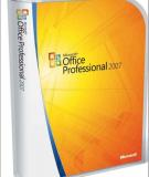 Giáo trình Microsoft Office Professional 2007: Bài 1